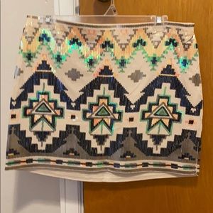 Sequined mini Pencil Skirt